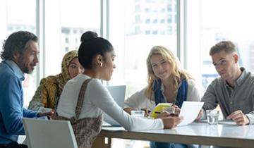 Diverse Team Meeting