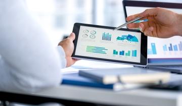 Charts on an iPad