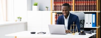 Man on laptop