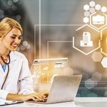 Female Doctor on Laptop