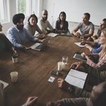 Diverse Team at Table